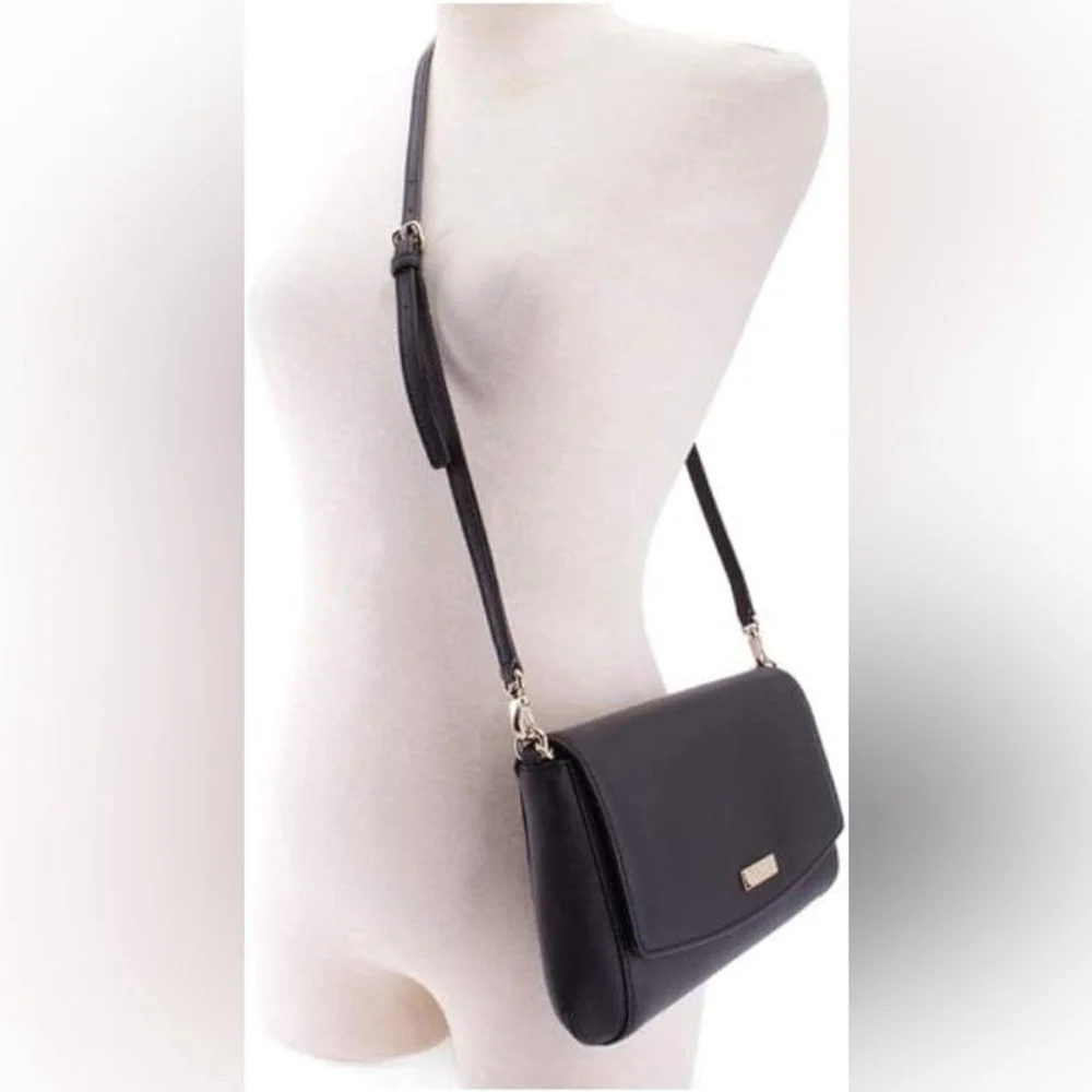 Kate Spade New York Greer Laurel Way Black Crossbody Purse
